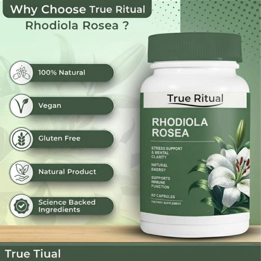 ZenLift™ Rhodiola Rosea - Natural Stress & Focus Support Capsules