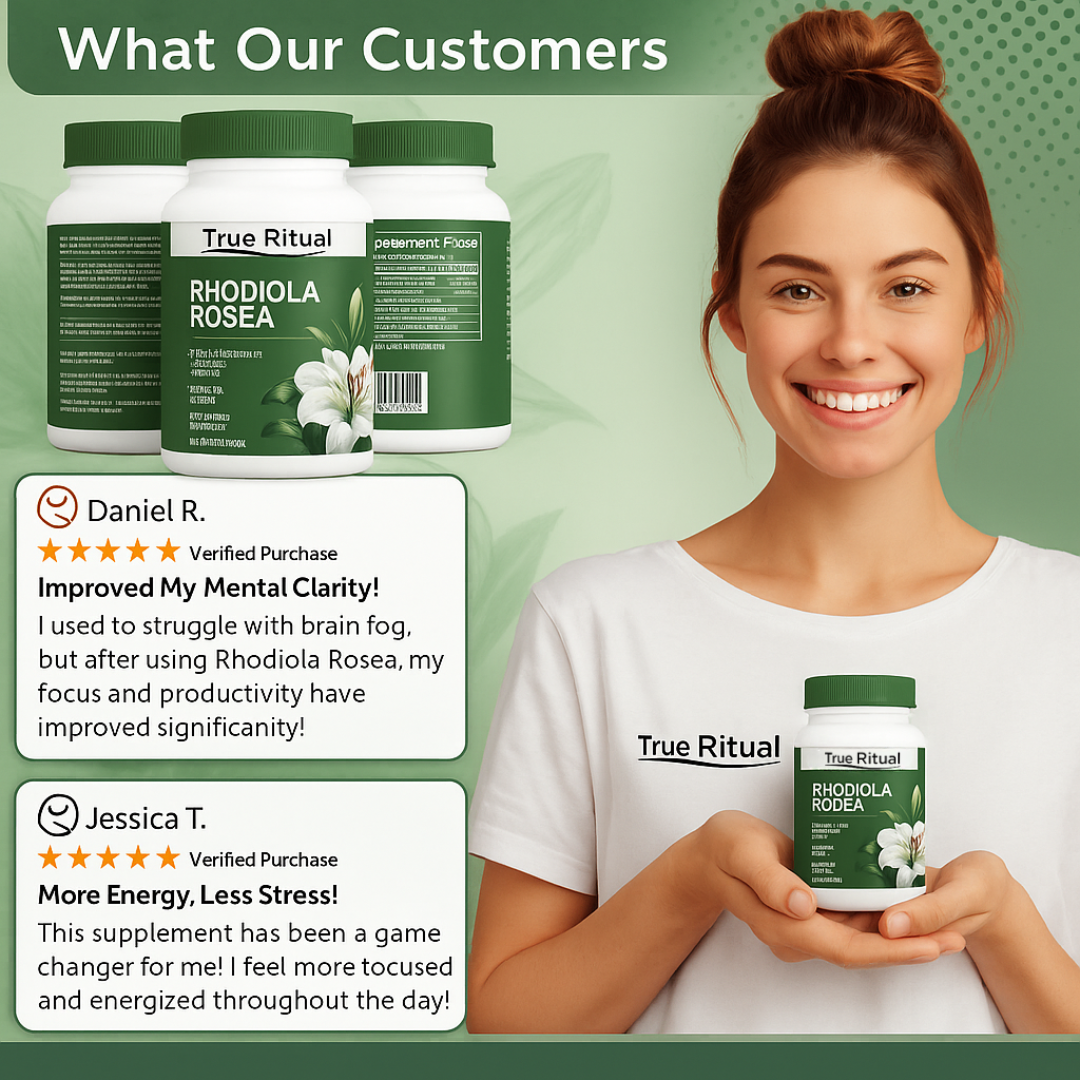 ZenLift™ Rhodiola Rosea - Natural Stress & Focus Support Capsules