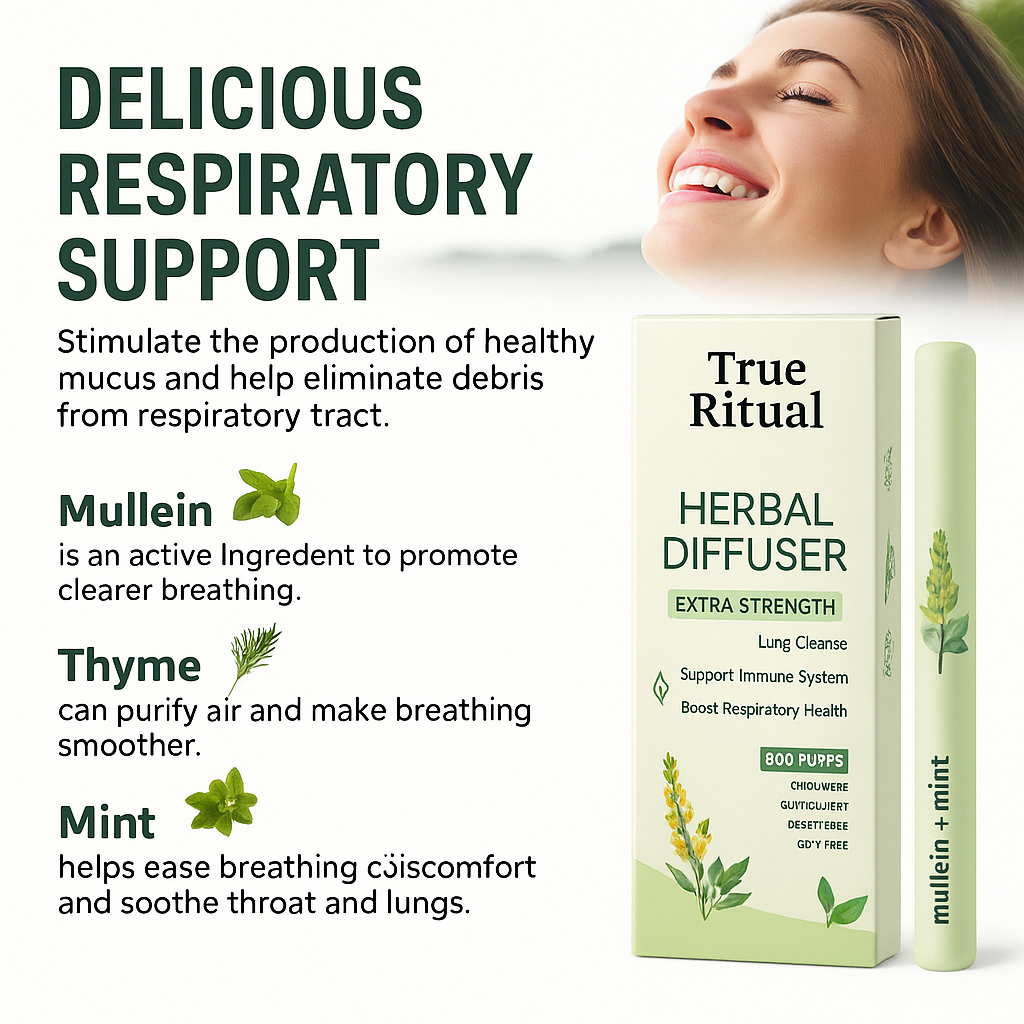 LungBloom™ Herbal Diffuser – Cleanse Your Lungs & Freshen Breath Naturally