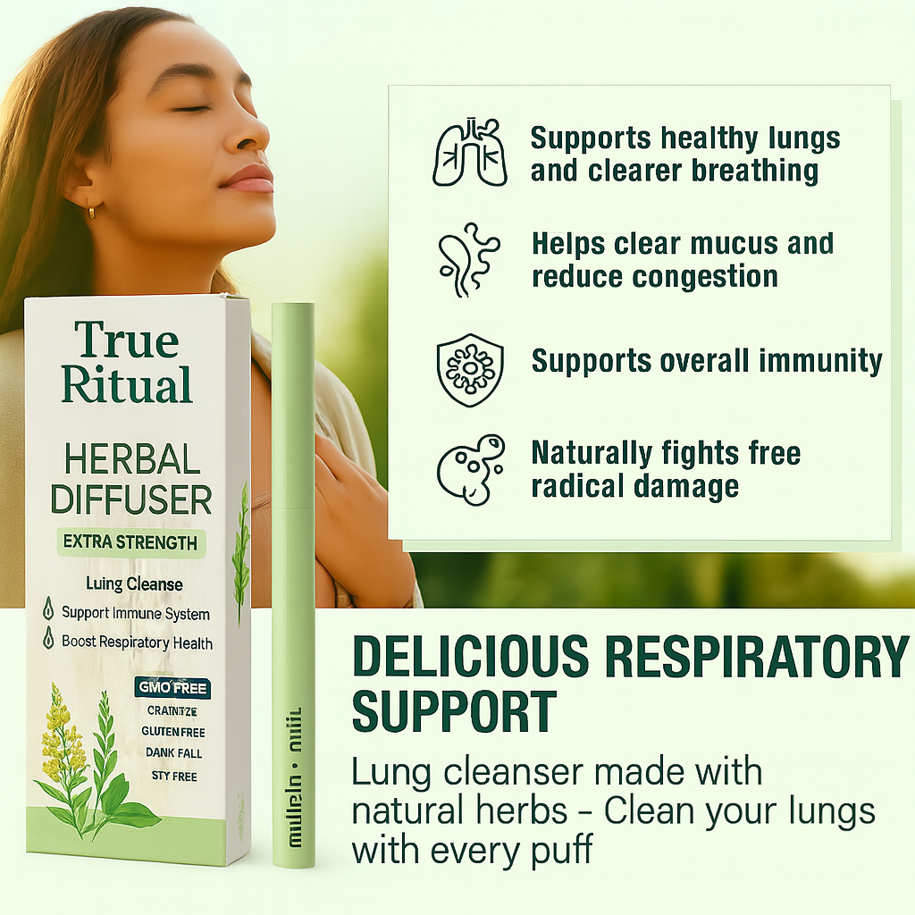 LungBloom™ Herbal Diffuser – Cleanse Your Lungs & Freshen Breath Naturally
