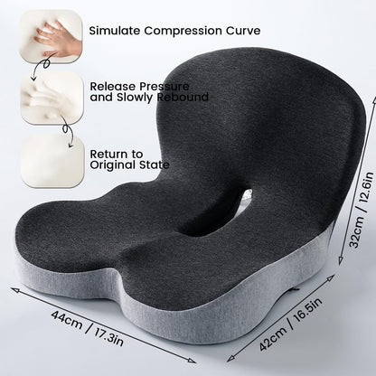 Relievio™ Orthopedic Cushion - Instant Relief for Back & Sciatica Pain