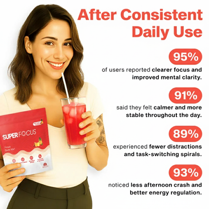 FocusRitual™ – SuperFocus -ADHD Brain Support Drink for Sharp Focus & Calm Energy