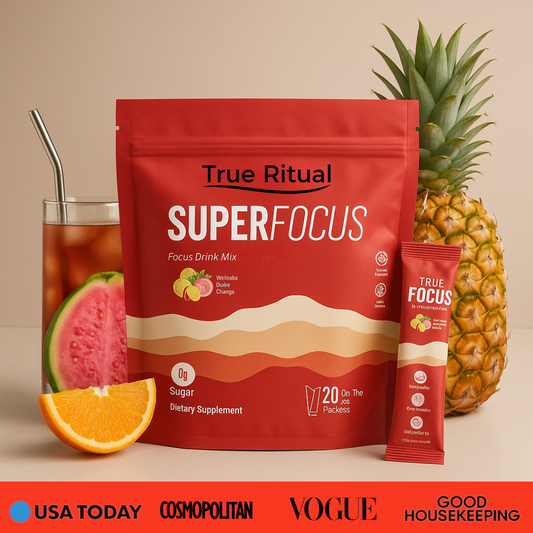 FocusRitual™ – SuperFocus -ADHD Brain Support Drink for Sharp Focus & Calm Energy