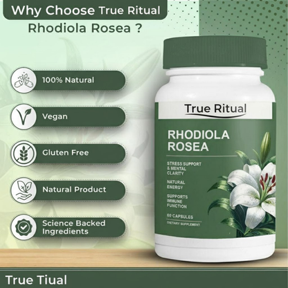 ZenLift™ Rhodiola Rosea - Natural Stress & Focus Support Capsules