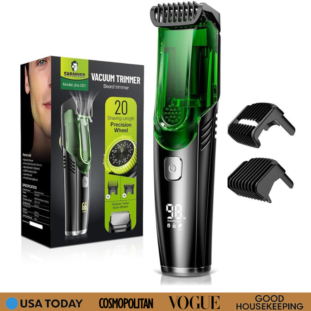 ZeroMess™ Shaver - No-Mess Beard Trimmer That Keeps Your Sink Clean